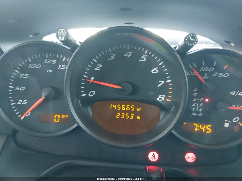 PORSCHE BOXSTER 2002 VIN WP0CA29802U624441