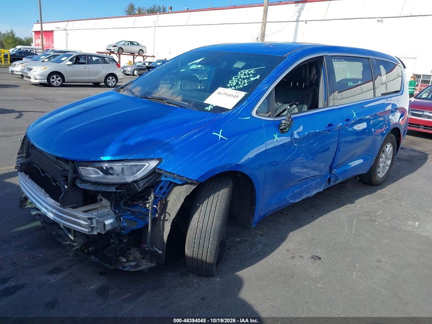 Vin: 2c4rc1bg6tr278474, lot: 46894406, chrysler pacifica select 20262