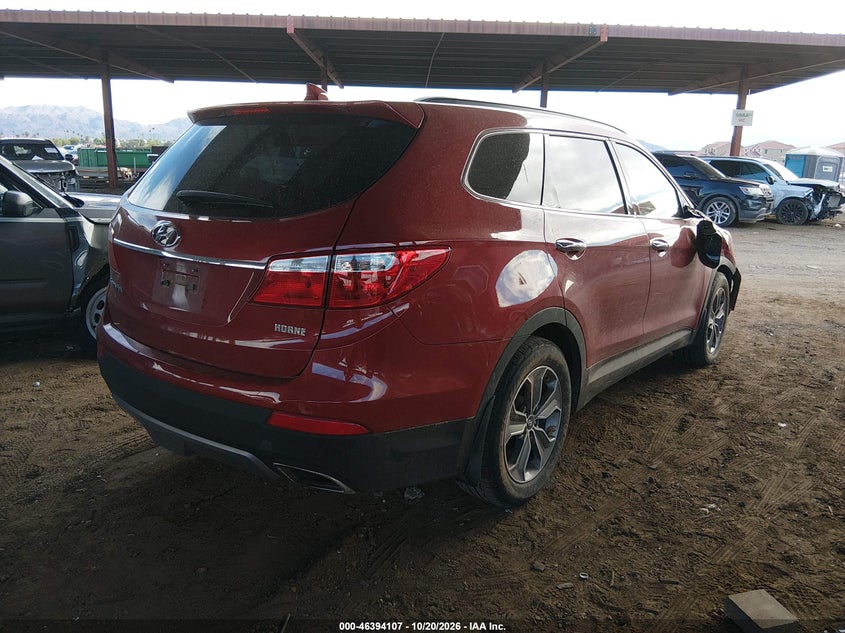Vin: km8sm4hf0eu042063, lot: 46894465, hyundai santa fe gls 20144