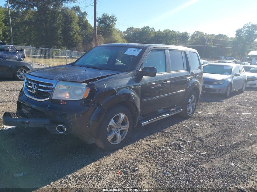 Vin: 5fnyf3h51eb014890, lot: 46894486, honda pilot ex-l 20142