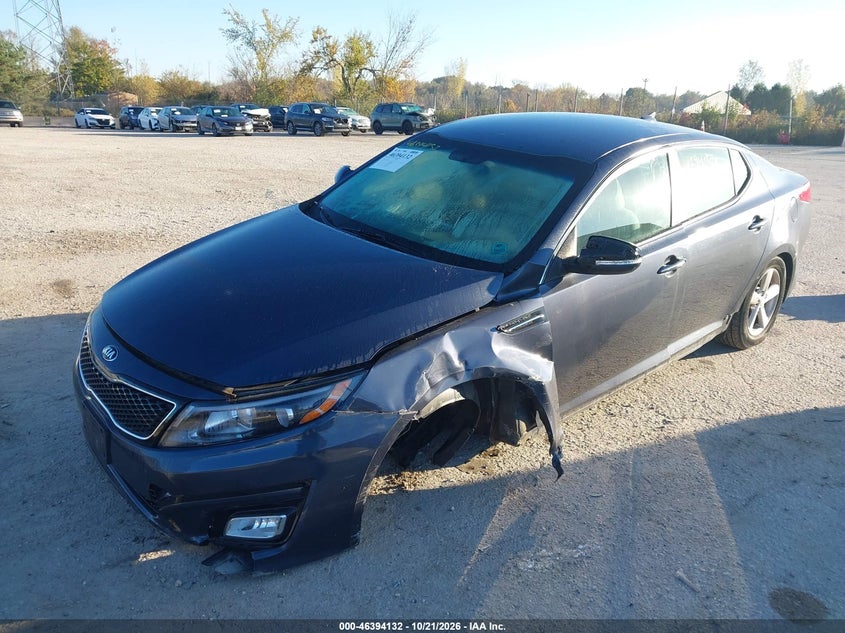 Vin: 5xxgm4a79fg450761, lot: 46894490, kia optima lx 20152