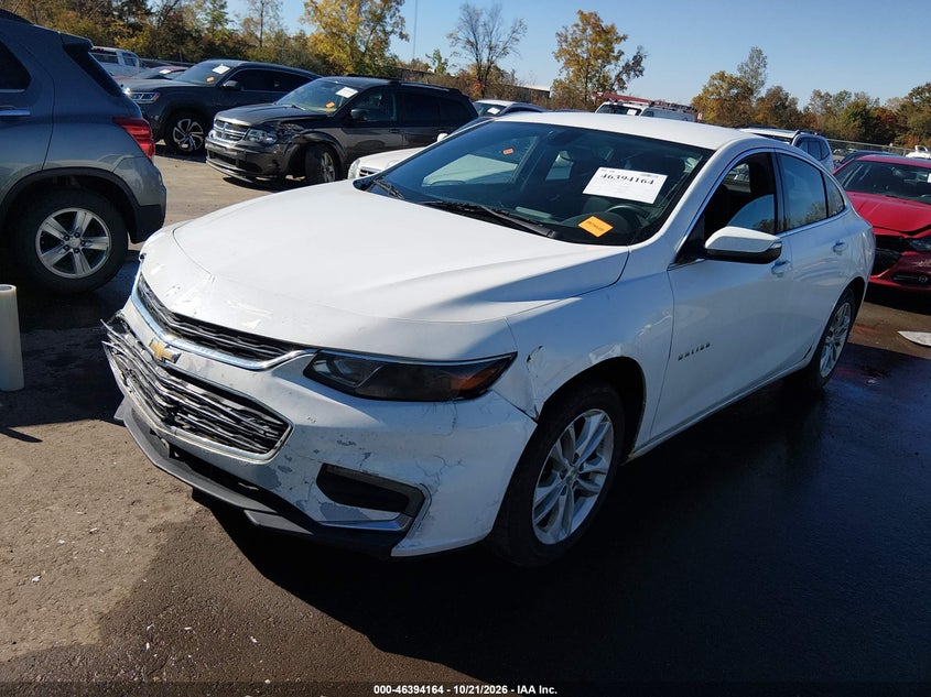 Vin: 1g1ze5st5hf112985, lot: 46894522, chevrolet malibu 1lt 20172