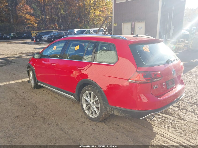 Vin: 3vwh17au2hm516893, lot: 46894577, volkswagen golf alltrack tsi s/tsi se/tsi sel 20173