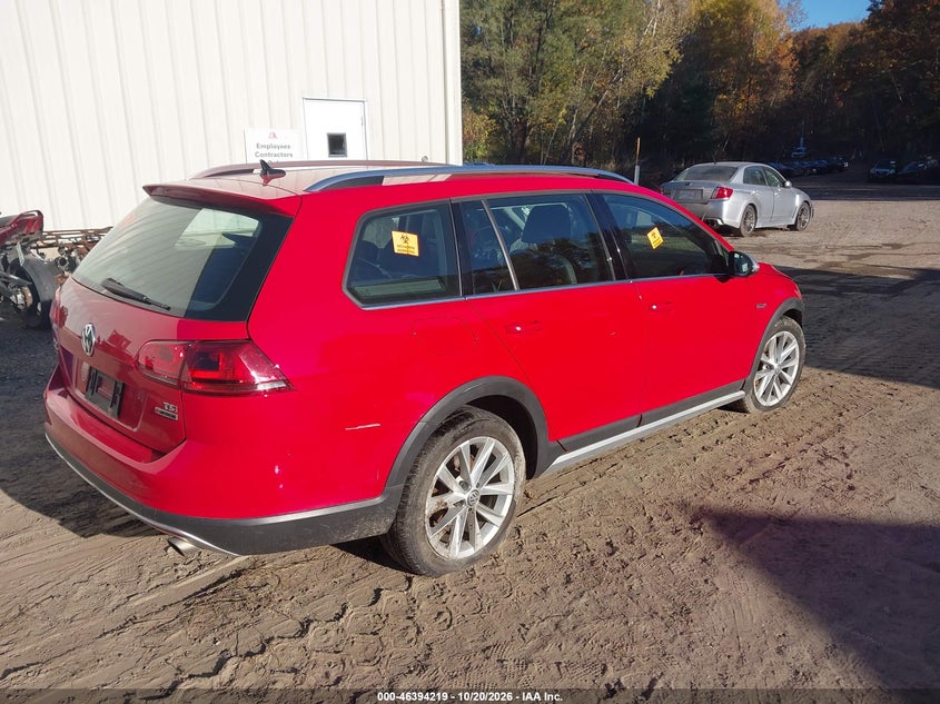 Vin: 3vwh17au2hm516893, lot: 46894577, volkswagen golf alltrack tsi s/tsi se/tsi sel 20174