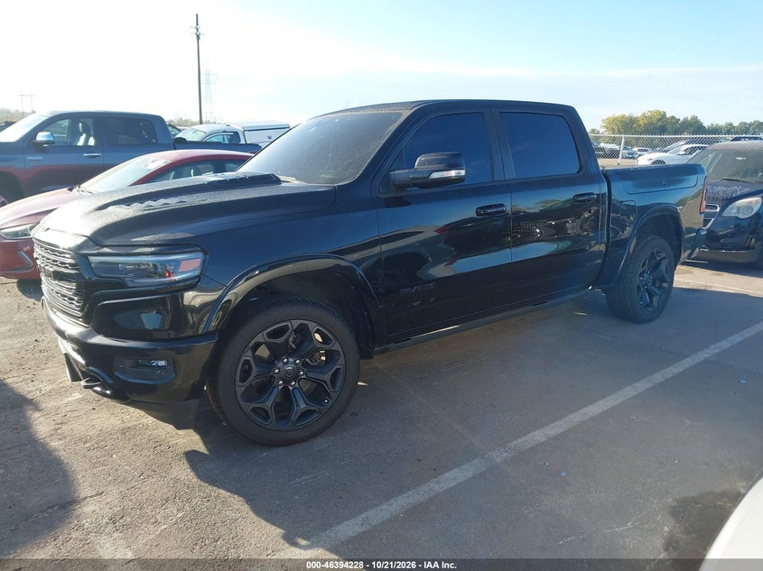 Vin: 1c6srfht6ln367497, lot: 46894586, ram 1500 limited  4x4 5'7 box 20202