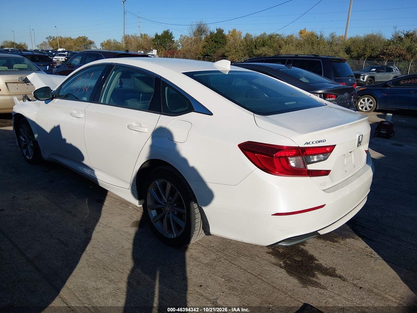 Vin: 1hgcv1f15ma016670, lot: 46894700, honda accord lx 20213