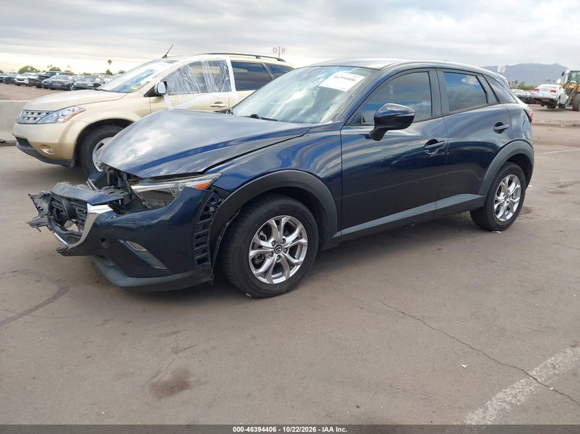 Vin: jm1dkdb70l1469634, lot: 46894764, mazda cx-3 sport 20202
