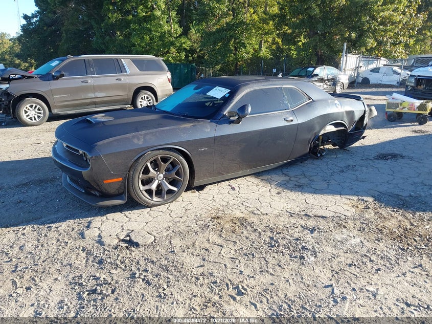 Vin: 2c3cdzbt2kh665840, lot: 46894830, dodge challenger r/t 20192