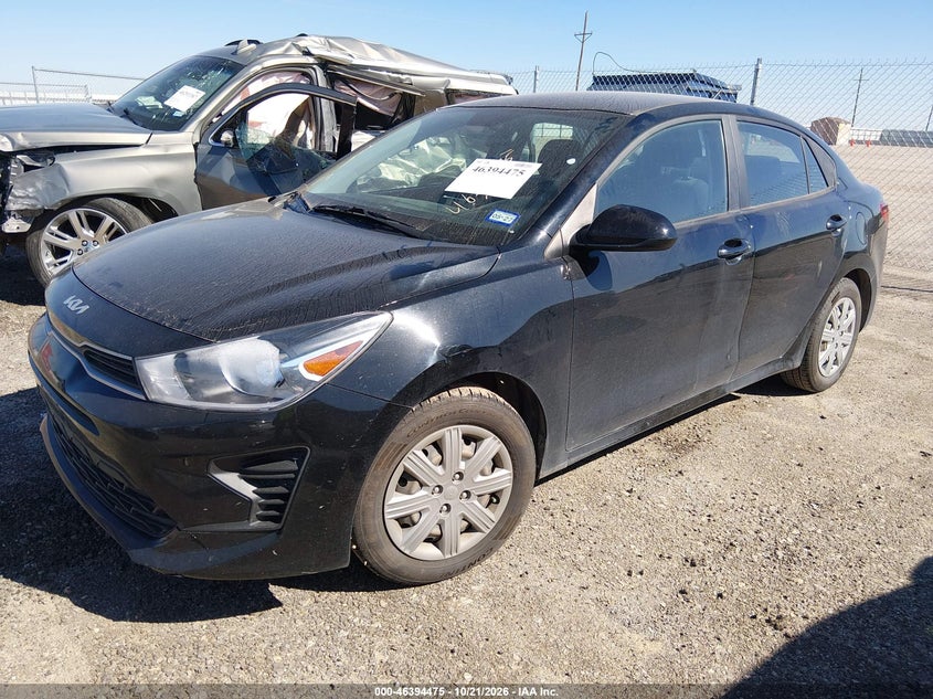 Vin: 3kpa24ad9pe627370, lot: 46894833, kia rio lx 20232