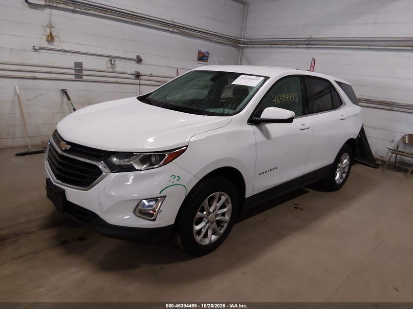 2019 Chevrolet Equinox Lt, Левый зад, IAAI, VIN 2GNAXUEV3K6195489 — фото 2