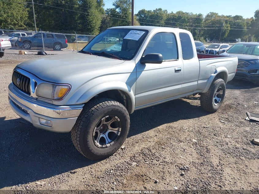 2001 Toyota Tacoma Prerunner, Удар сзади, IAAI, VIN 5TESM92N21Z746414 — фото 2
