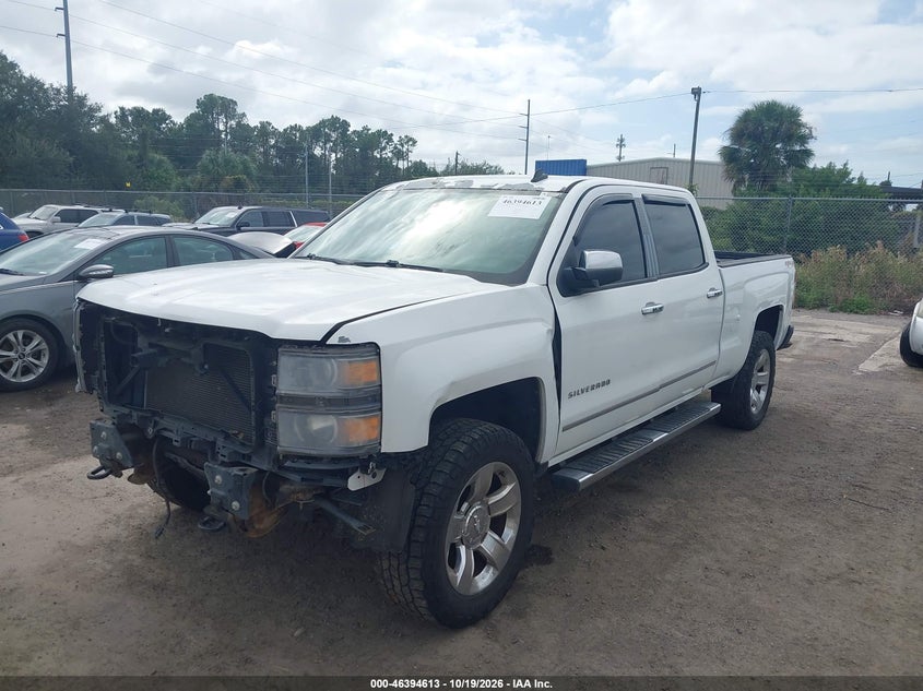 2014 Chevrolet Silverado 1500 1Lz, Удар спереди, IAAI, VIN 3GCUKSEC5EG125590 — фото 2