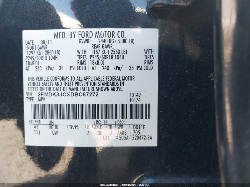 2013 FORD EDGE SEL · Photo 9