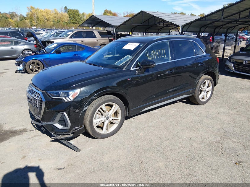 Vin: wa1decf38r1113864, lot: 46895079, audi q3 premium 45 tfsi s line quattro tiptronic 20242