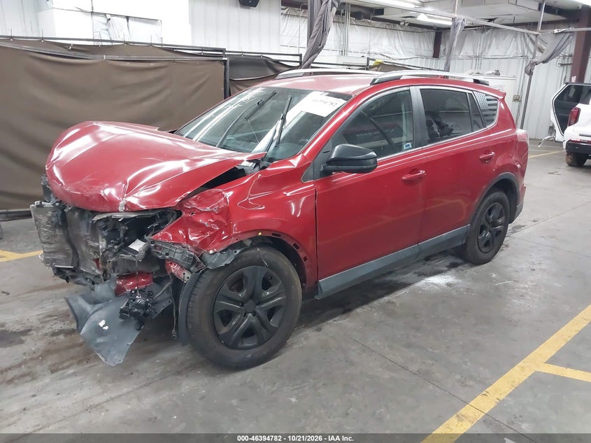 Vin: 2t3bfrev5gw527151, lot: 46895140, toyota rav4 le 20162