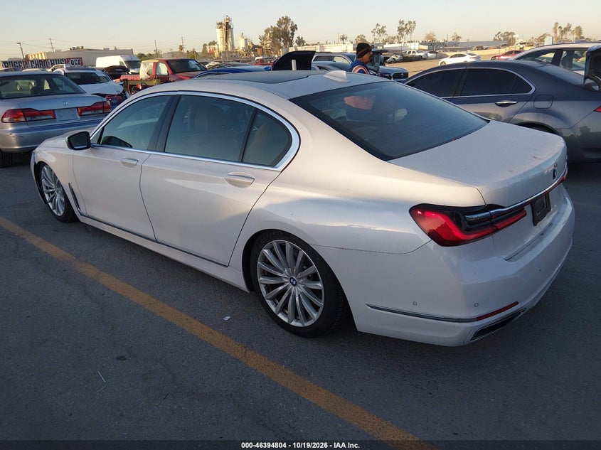 Vin: wba7t2c04lgf96884, lot: 46895162, bmw 740i 20203