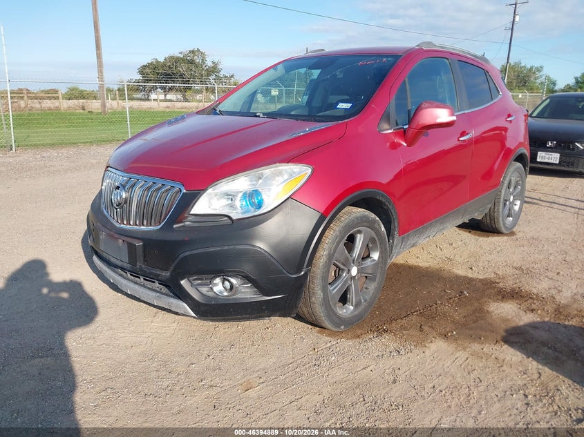 2014 Buick Encore Leather, Обычный износ, IAAI, VIN KL4CJCSBXEB589851 — фото 2