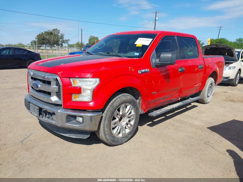 Vin: 1ftew1cpxfke29355, lot: 46895264, ford f-150 xlt 20152