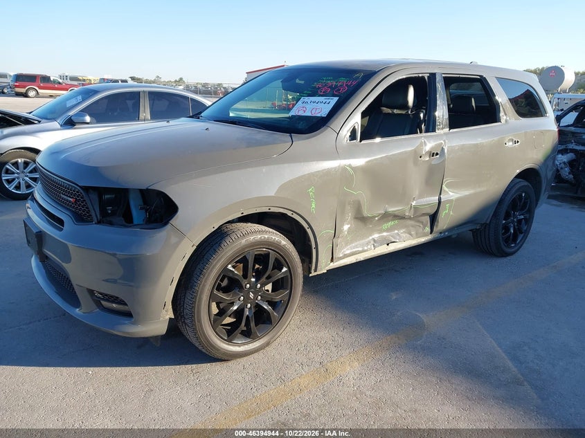 2019 Dodge Durango Gt Awd, Левый бок, IAAI, VIN 1C4RDJDG0KC852925 — фото 2