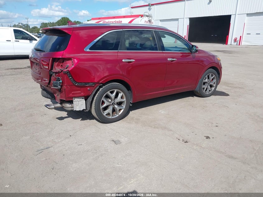 Vin: 5xypk4a53kg565088, lot: 46895332, kia sorento 3.3l sx 20194