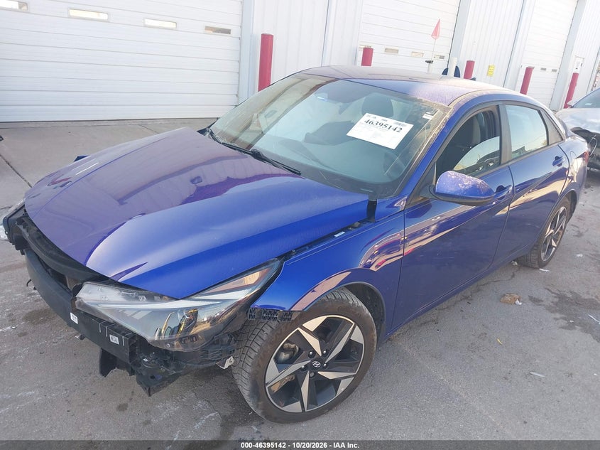 2023 Hyundai Elantra Sel, Front End, IAAI, VIN KMHLS4AG7PU498982 — photo 2