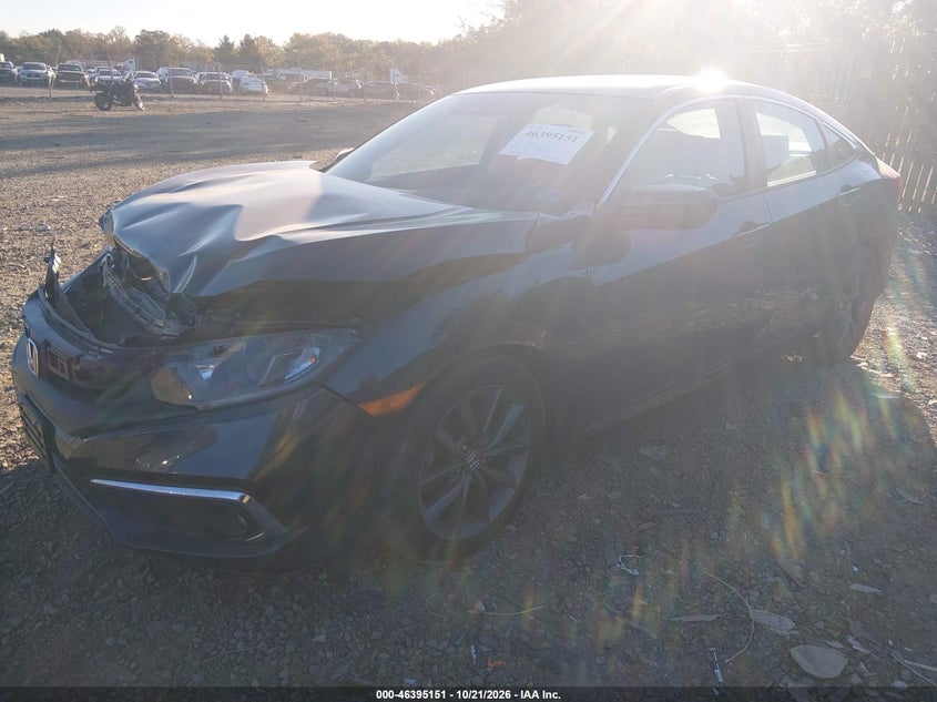 Vin: 19xfc1f31le201183, lot: 46895509, honda civic ex 20202