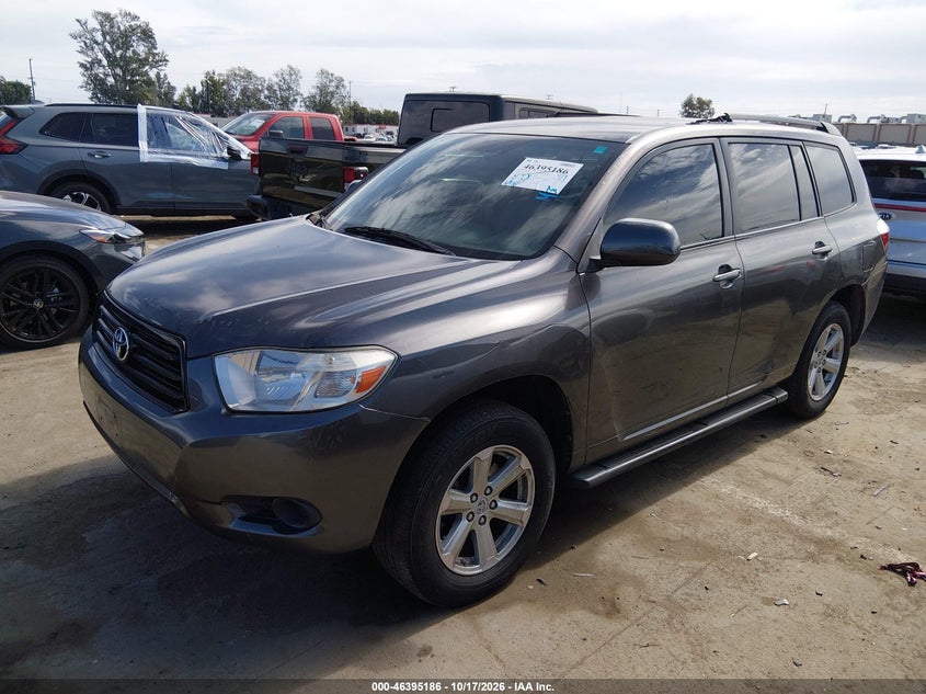 TOYOTA HIGHLANDER 2008 VIN JTEDS41A682038922