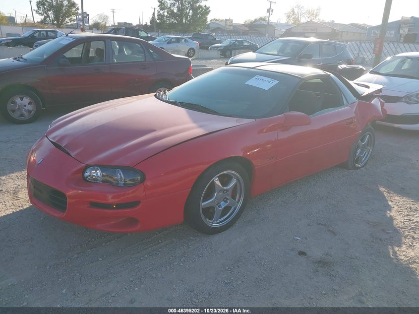 2002 Chevrolet Camaro Z28, Left Rear, IAAI, VIN 2G1FP22G622101436 — photo 2