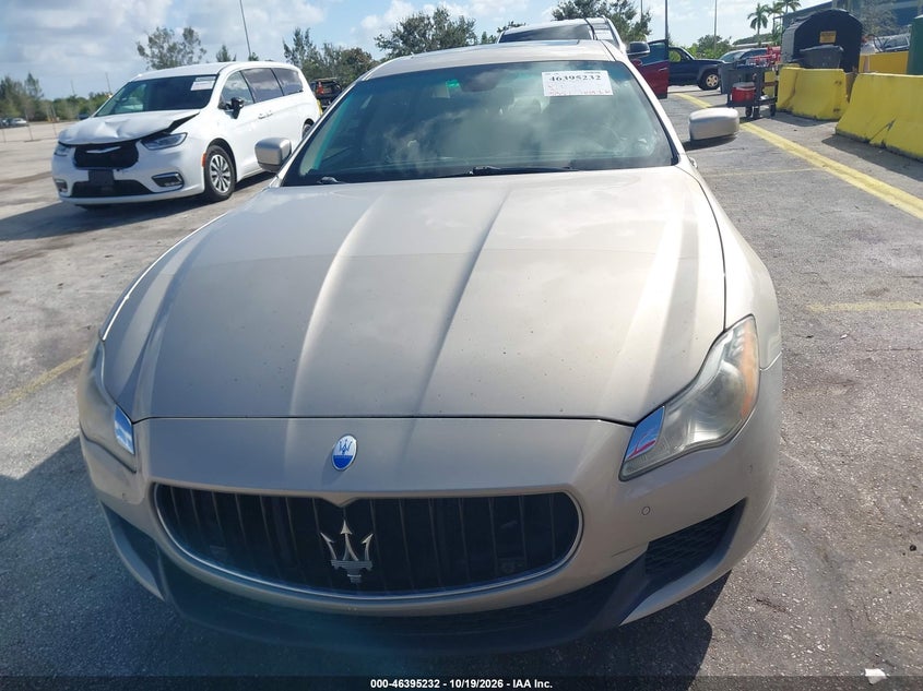 MASERATI QUATTROPORTE 2014 VIN ZAM56RRA1E1076392
