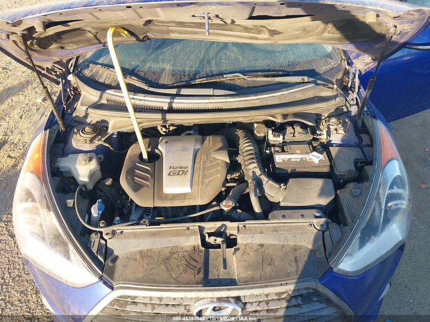 HYUNDAI VELOSTER 2013 VIN KMHTC6AE1DU158312