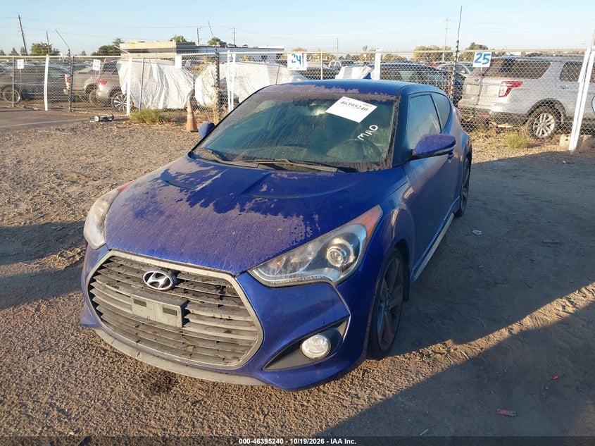 HYUNDAI VELOSTER 2013 VIN KMHTC6AE1DU158312