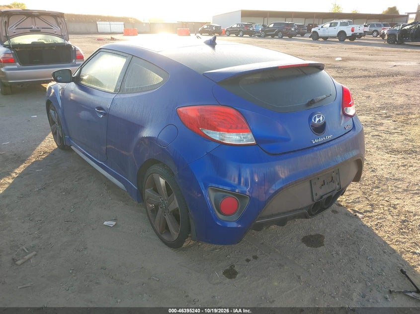 HYUNDAI VELOSTER 2013 VIN KMHTC6AE1DU158312