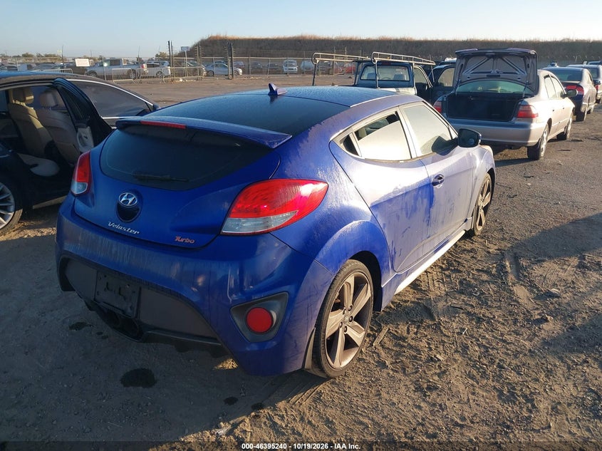 HYUNDAI VELOSTER 2013 VIN KMHTC6AE1DU158312