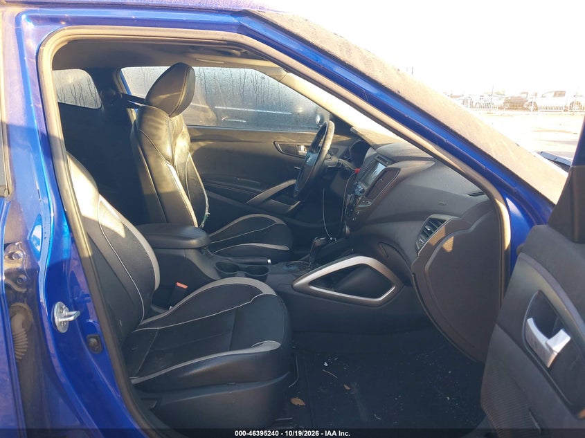 HYUNDAI VELOSTER 2013 VIN KMHTC6AE1DU158312