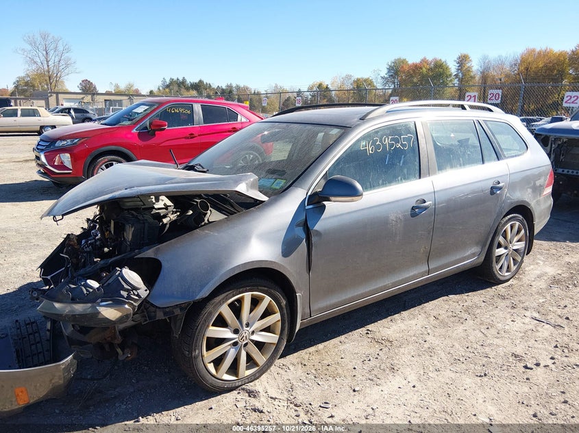 Vin: 3vwpl7aj2em602955, lot: 46895615, volkswagen jetta sportwagen 2.0l tdi 20142