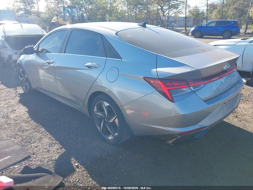 Vin: 5nplp4ag6nh073251, lot: 46895672, hyundai elantra limited 20223