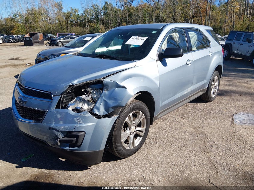 2014 Chevrolet Equinox Ls, Left Front, IAAI, VIN 2GNALAEK6E6334194 — photo 2