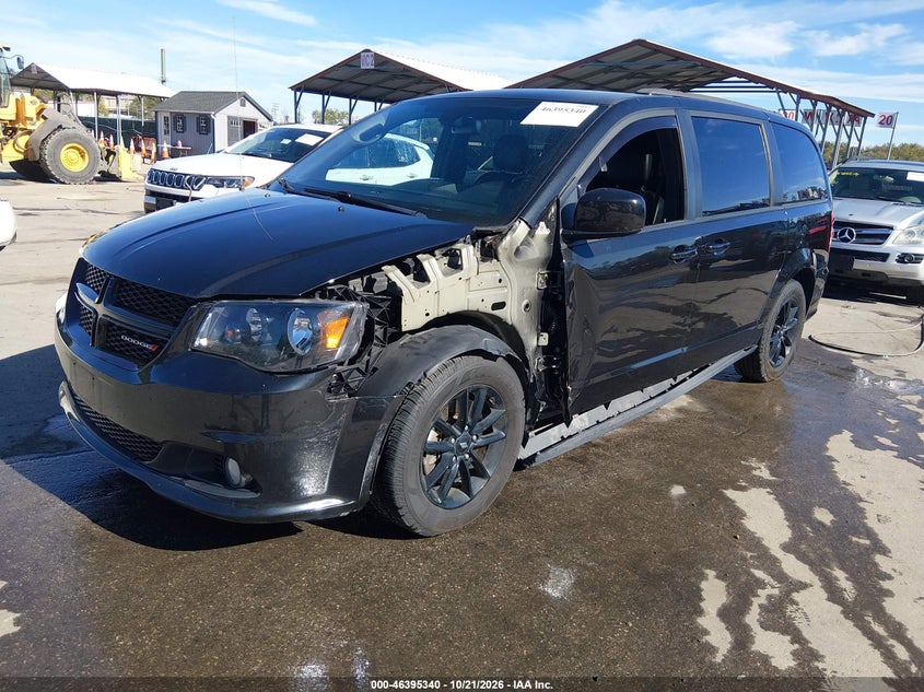2019 Dodge Grand Caravan Gt, Left Side, IAAI, VIN 2C4RDGEGXKR743395 — photo 2