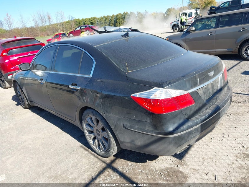 Vin: kmhgc4de3au090463, lot: 46895829, hyundai genesis 3.8 20103