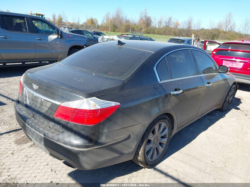 Vin: kmhgc4de3au090463, lot: 46895829, hyundai genesis 3.8 20104