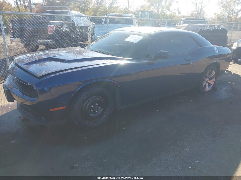 Vin: 2c3cdzag8gh209580, lot: 46895884, dodge challenger sxt 20162