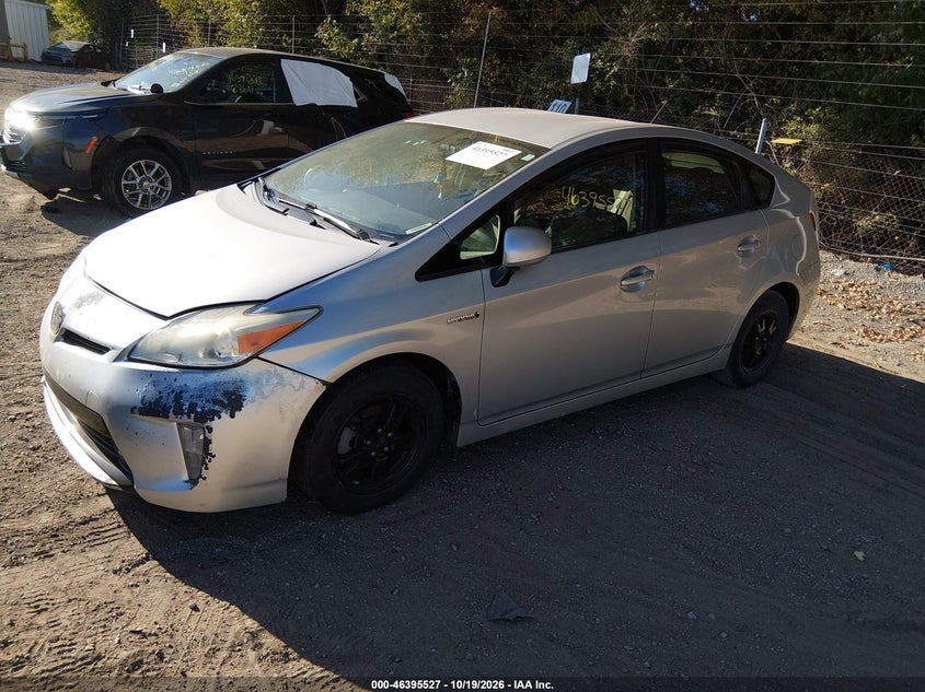 Vin: jtdkn3du4e1805624, lot: 46895885, toyota prius two 20142