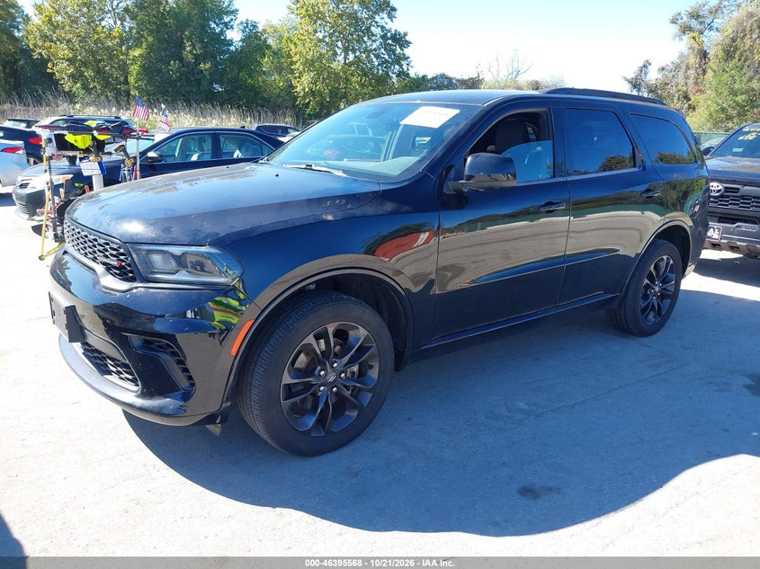 2023 Dodge Durango Gt Awd, Механика, IAAI, VIN 1C4RDJDG4PC656462 — фото 2