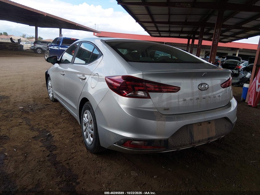 Vin: 5npd74lf8kh488513, lot: 46895947, hyundai elantra se 20193