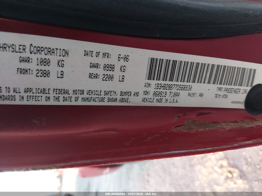 2007 DODGE CALIBER · Фото 9
