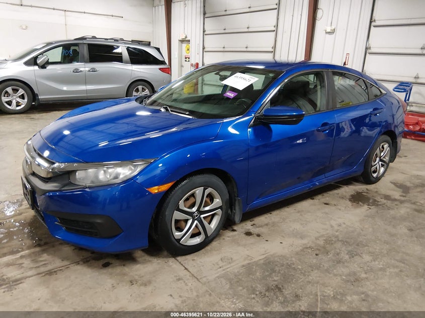 Vin: 19xfc2f51ge014961, lot: 46895979, honda civic lx 20162