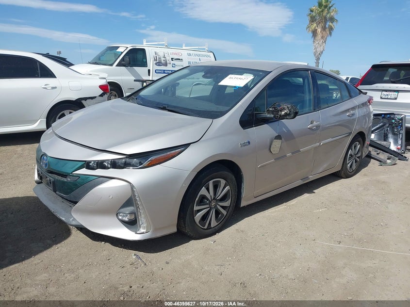 Vin: jtdkarfp3h3037424, lot: 46895985, toyota prius prime advanced 20172