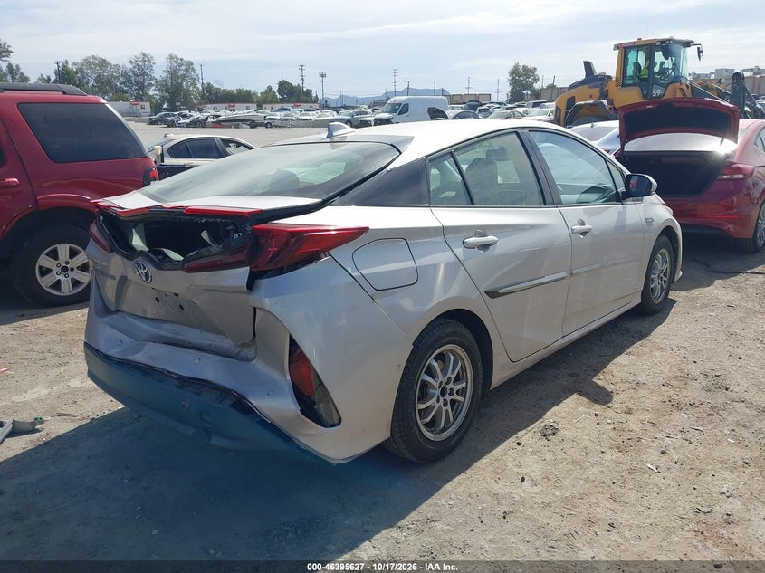 Vin: jtdkarfp3h3037424, lot: 46895985, toyota prius prime advanced 20174