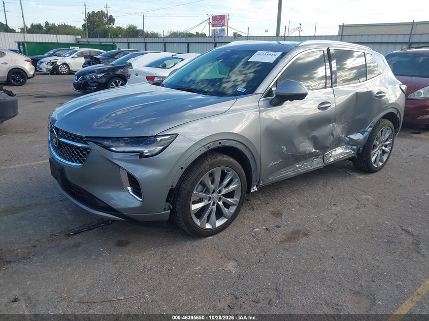 Vin: lrbfzsr40pd195035, lot: 46896008, buick envision avenir awd 20232