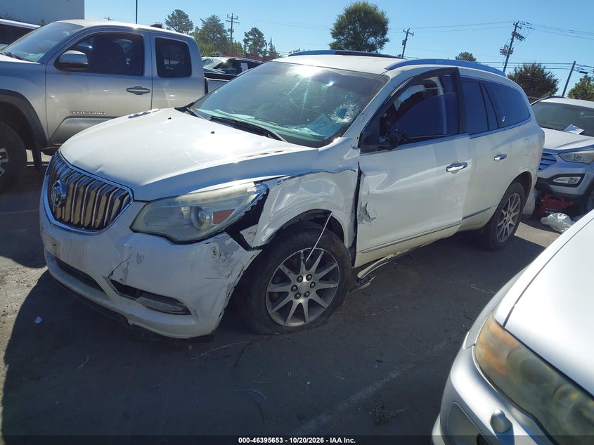 Vin: 5gakvckd5dj191220, lot: 46896011, buick enclave leather 20132